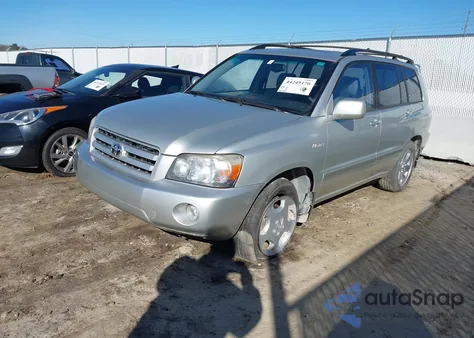 2004 Toyota Highlander Limited V6 z USA, uszkodzony, nr VIN JTEDP21A740019288